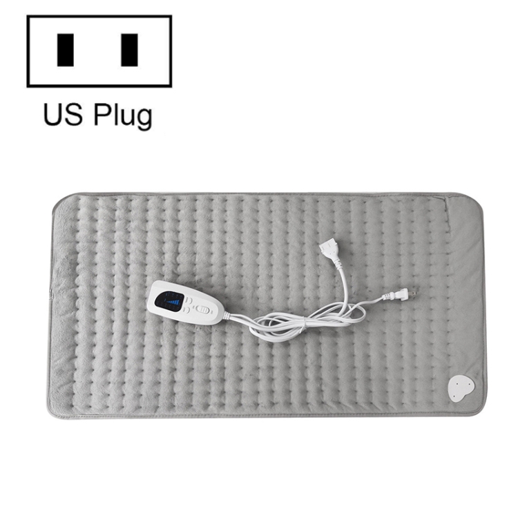

Home Physiotherapy Heating Pad Electric Heating Blanket, Size: 60x30cm, Plug Type: US Plug(Silver Gray)
