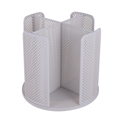 

Desktop Rotary Grid Disposable Paper Cup Storage Rack(Gray)