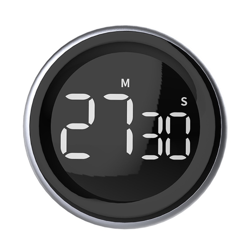 

B13 Large Screen LED LCD Electronic Rotate Kitchen Bake Timer(Black)