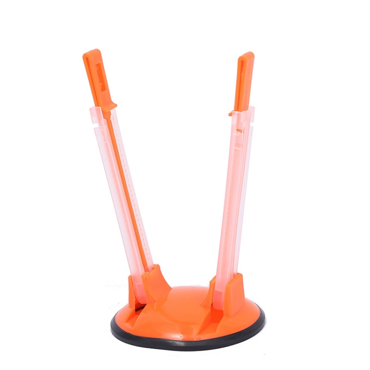 

2 PCS Baggy Rack Holder For Food Prep Bag Plastic Freezer Bag Ziplock Bag Holder Stand(Orange)