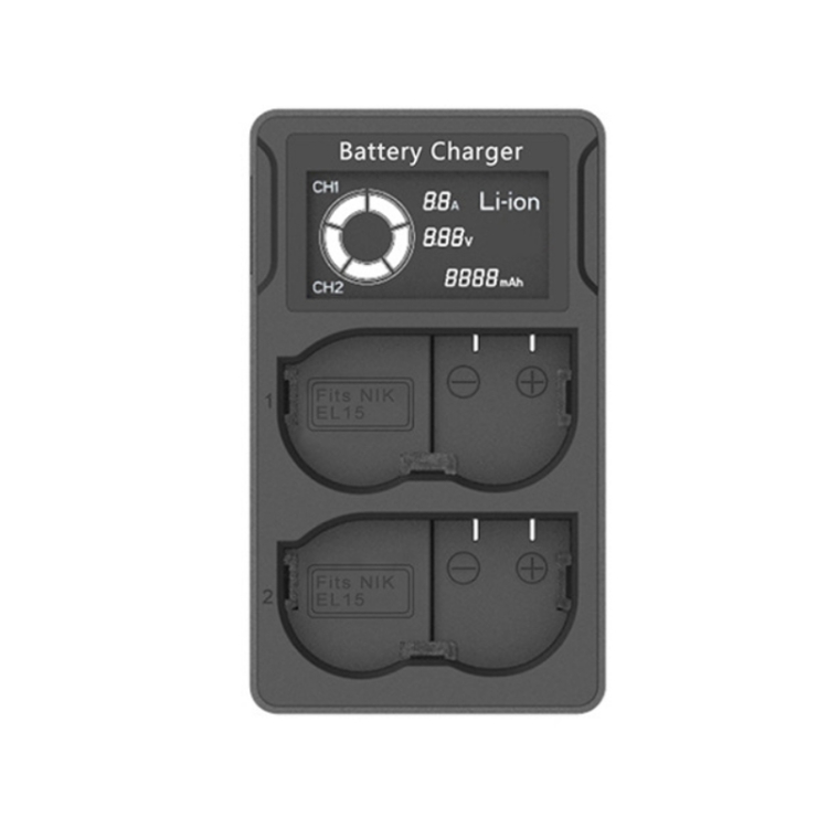 

EL15 USB LCD Dual Charge SLR Camera Battery Charger