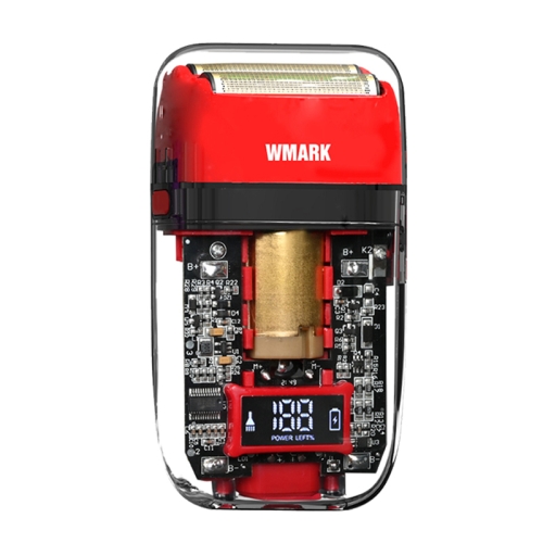 

WMARK NG-988 Titanium Plated Head Reciprocating USB Shaver Electric Men Shaver(Red)