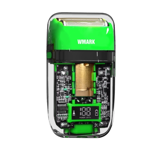 

WMARK NG-988 Titanium Plated Head Reciprocating USB Shaver Electric Men Shaver(Green)