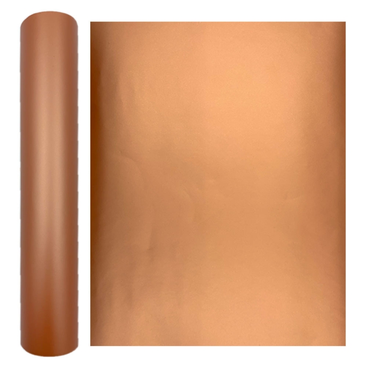 

Matte Metal Self Adhesive Vinyl Lettering Sticker Cup Sticker Car Sticker, Size: 30x150cm(Rose Gold)