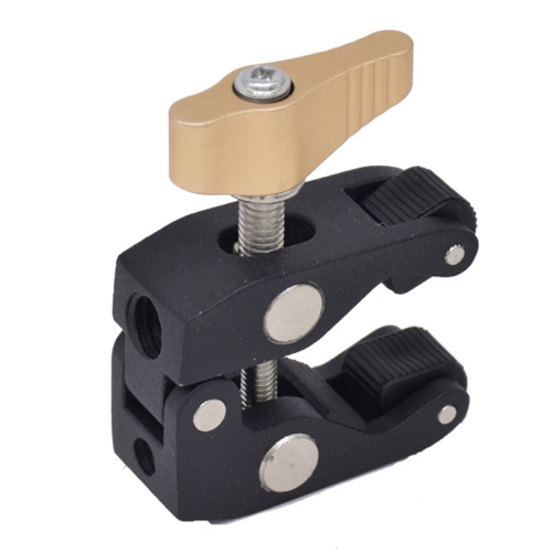 

JMSUZ 124124 SLR Camera Rail Adjustable Clamp Crab Clamp (Gold)