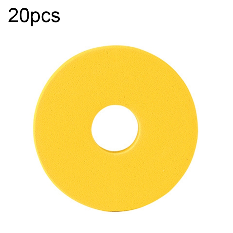 

100 PCS ZX07 Foam Main Spool Reinforced Reel Fishing Supplies(Yellow)