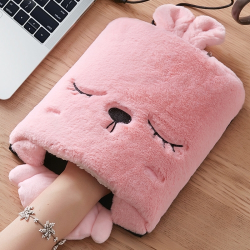 

USB Heated Mouse Pad Winter Warm Electric Gloves, Color: 12V Pink