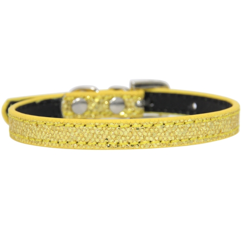 

1.0 x 25cm Glitter Diamond Cat Neck Collar Decorative Supplies, Color: No Diamond Golden