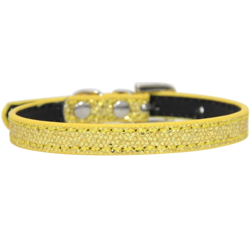 

2.5 x 50cm Glitter Diamond Cat Neck Collar Decorative Supplies, Color: No Diamond Golden