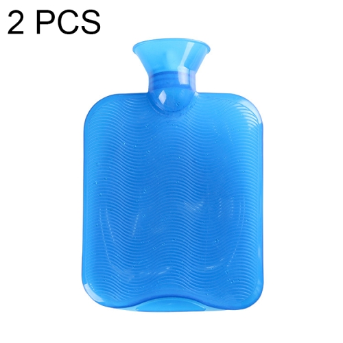 

2 PCS PVC Explosion-proof Leak-proof Water-filled Warm Water Bag, Size: 300ml(Blue)