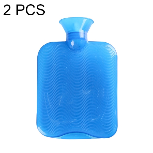 

2 PCS PVC Explosion-proof Leak-proof Water-filled Warm Water Bag, Size: 750ml(Blue)