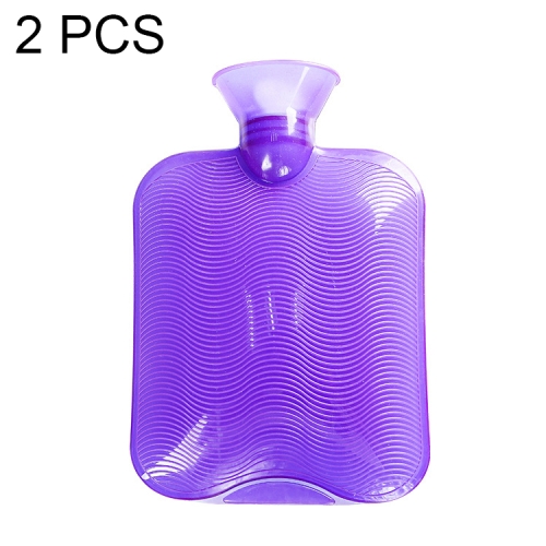 

2 PCS PVC Explosion-proof Leak-proof Water-filled Warm Water Bag, Size: 1500ml(Purple)