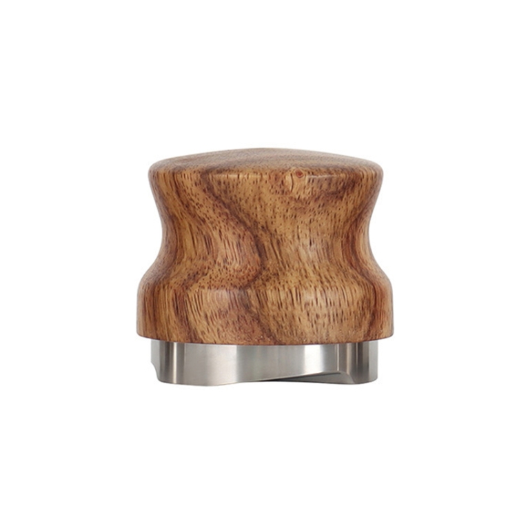 

53 mm Pear Wood Stainless Steel Coffee Compressor