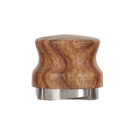 

58 mm Pear Wood Stainless Steel Coffee Compressor