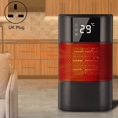 

N8 Table Air Heater Indoor Quick Heat Energy Saving Electric Heater, Specification: UK Plug(Black)