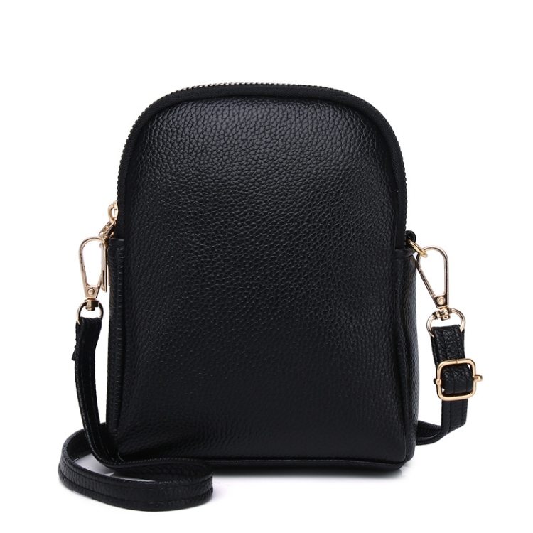 

M01 Iitchi Pattern Shoulder Crossbody Bag Ladies Cell Phone Bag(Black)