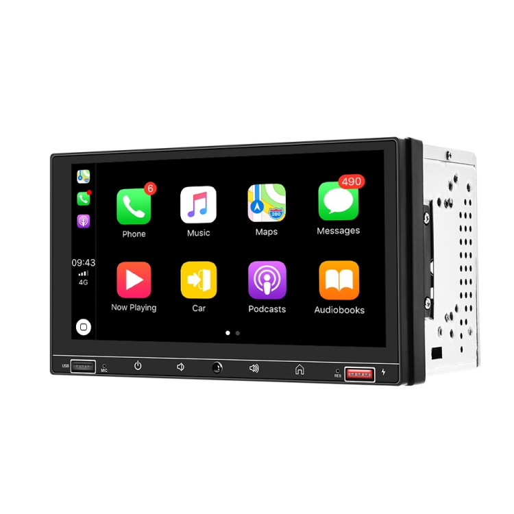 

A2916 7 inch Dual-spindle Universal MP5 Car Carplay MP4 Player, Style: Standard