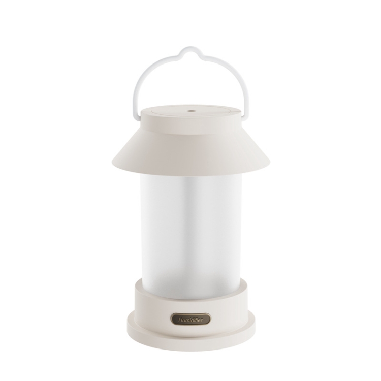 

Portable Retro Light Desktop Silent Humidifier(White)