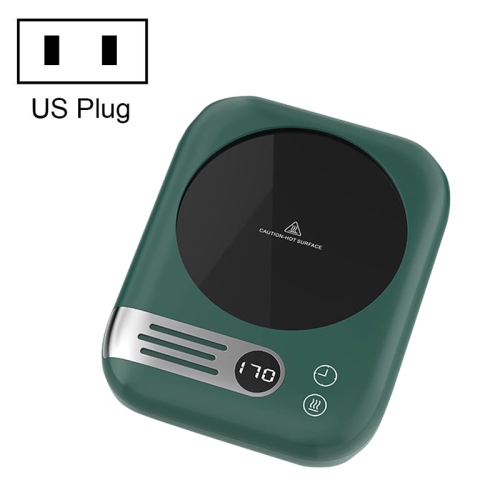 

DS1208 Coffee Heating Pad Warm Coaster Thermostatic Mat, Plug Type: US Plug (Green)