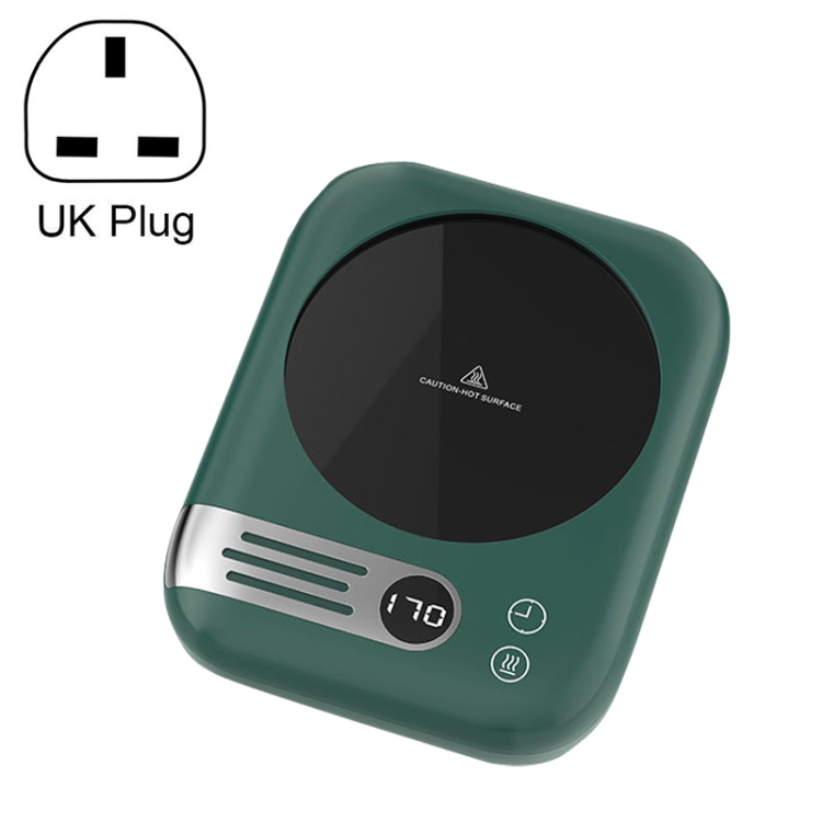 

DS1208 Coffee Heating Pad Warm Coaster Thermostatic Mat, Plug Type: UK Plug (Green)