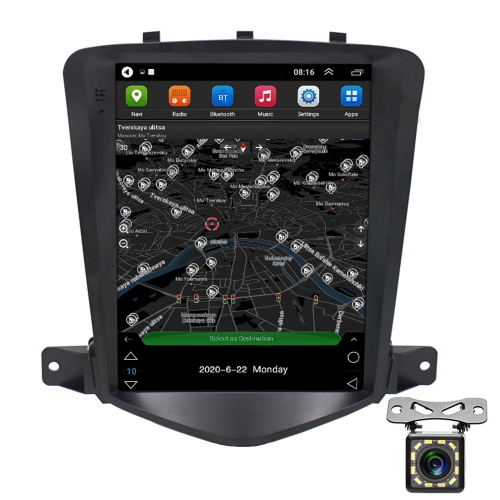 

For Chevrolet Cruze 9.7 inch Navigation Integrated Machine, Style: Standard+12 Light Camera(2+32G)