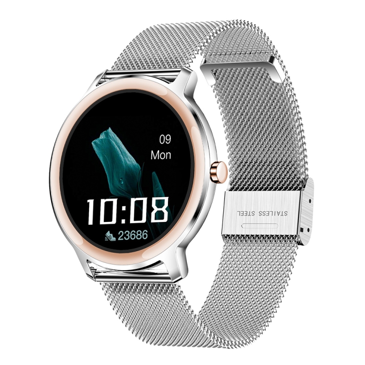 

KOSPET Athena 1.1 Inch Heart Rate/Blood Pressure/Sleep Monitoring Smart Watch(Silver)