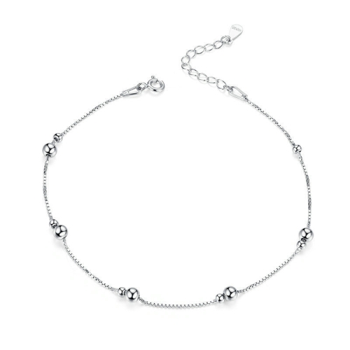 

SCT005 S925 Silver Anklet White Gold Plated Anklet