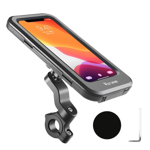 

WEST BIKING Bicycle Riding Waterproof and Shockproof Phone Bracket, Style: Handlebar