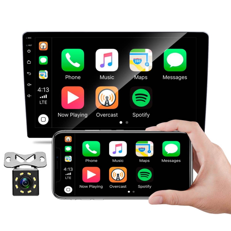 

C7001 7 inch Touch Screen Built-In CarPlay Car MP5 Player, Style: Standard+8 Light Camera