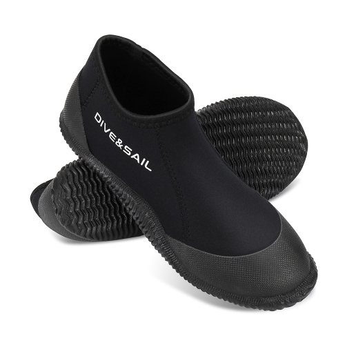 

DIVE&SAIL D351002N Diving Boots 3mm Beach Surfing Anti-slip Shoes, Size: 39(Black Bottom)