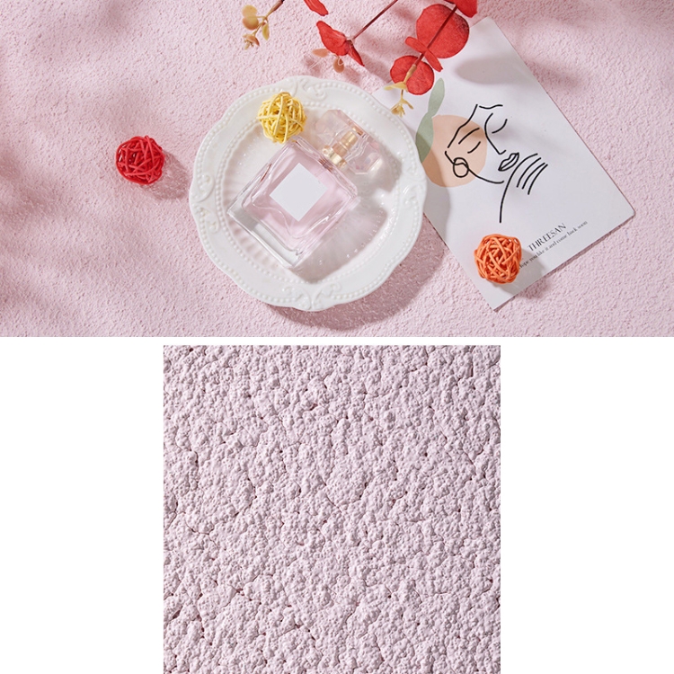 

40x40CM Thick Sand Solid Color Background Plate Photo Photography Props(Light Pink)