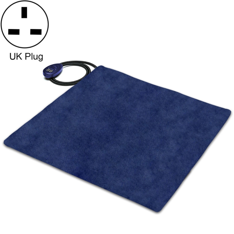 

50x50cm Blue 12V Low Voltage Multifunctional Warm Pet Heating Pad Pet Electric Blanket(UK Plug)