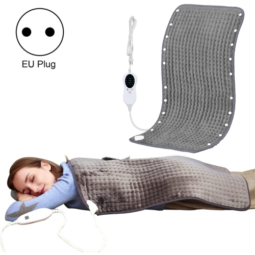 Cobertor de aquecimento elétrico aquecedor de fisioterapia almofada de cintura quente com fivela 43 x 84 cm (plugue da UE)