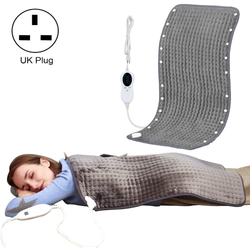 

Electric Heating Blanket Heating Physiotherapy Pad Warm Waist Belly Pad with Buckle 50 x 100cm(UK Plug)