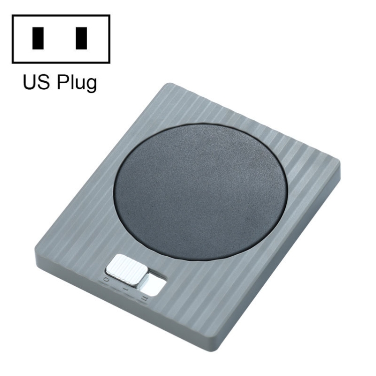 

Home Constant Temperature Cup Mat Heat Thermos Coaster, Plug Type: US Plug (Grace Grey)