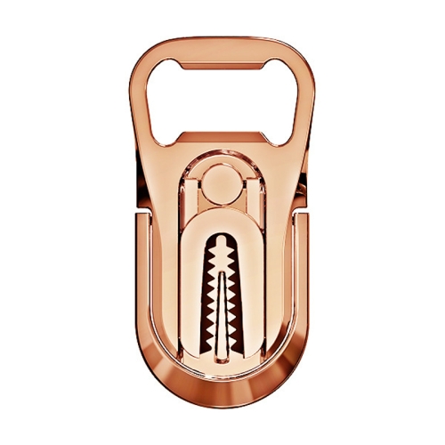 

Multifunction Car Air Vent Phone Holder Finger Ring Phone Bracket Bottle Opener(Rose Gold)