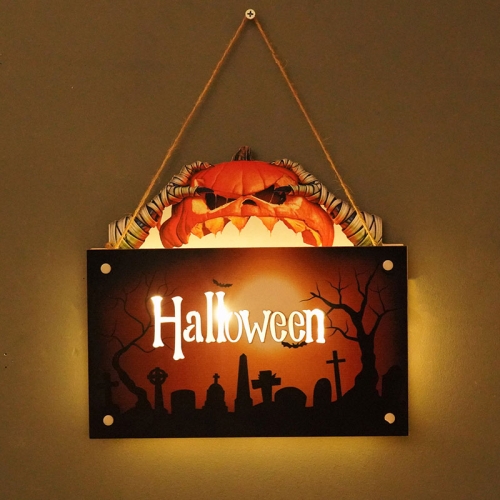 

WSGP-02A Halloween Door LED Decorative Light Pendant Horror Atmosphere Lamp