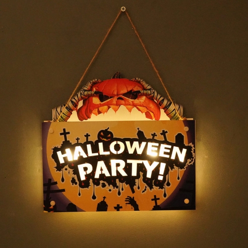 

WSGP-03A Halloween Door LED Decorative Light Pendant Horror Atmosphere Lamp