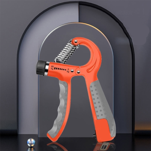 

Fitness Exercise Arm Strength Machine Puller Finger Grip Strength Machine Rubber Cover-Orange