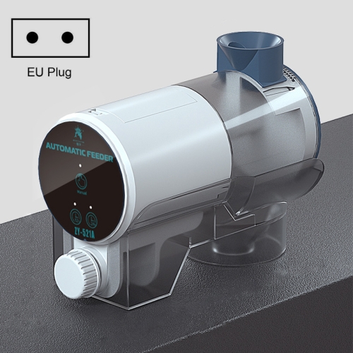 

ZHIYANG Fish Tank Feed Pellet Timing Feeder EU Plug, Style: ZY-521A