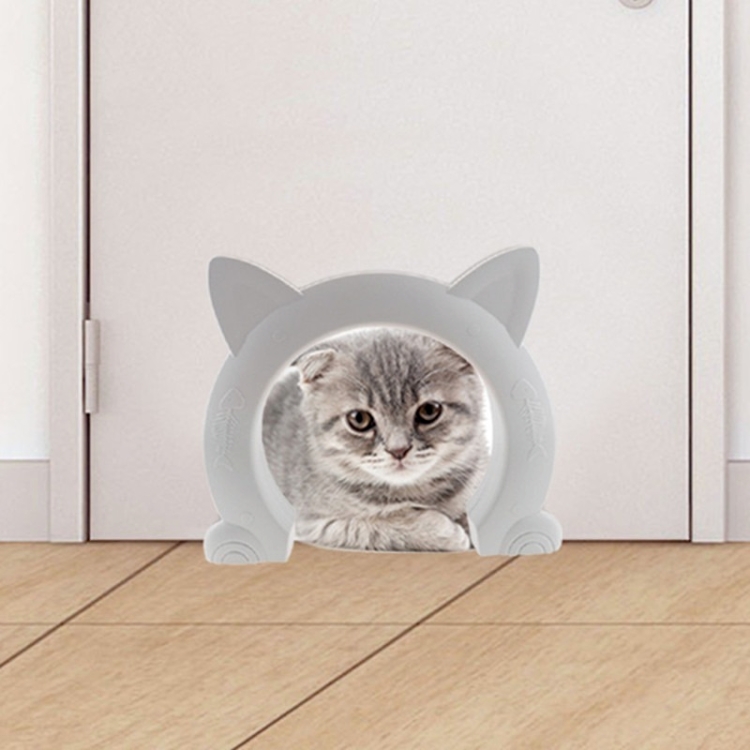 

MM01 Can Control the Direction of Access Pet Door Flap Cat Door(White)