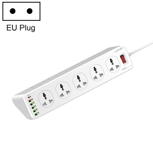 

LDNIO SC10610 30W 10+6 Ports Multifunctional Travel Home Office Fast Charging Socket, Spec: EU Plug