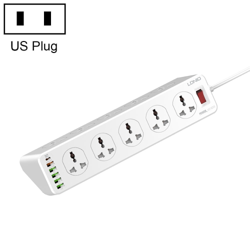 

LDNIO SC10610 30W 10+6 Ports Multifunctional Travel Home Office Fast Charging Socket, Spec: US Plug