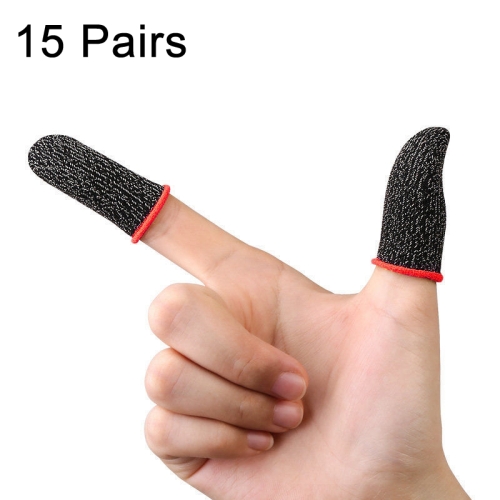 15 Pairs 18 Needles Gaming Finger Glove Anti-sweat and Non-slip Glove ...