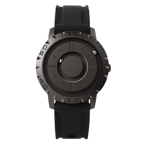

EUTOUR E030 Magnetic Ball Men Bezel-Free Design Watch(Black)