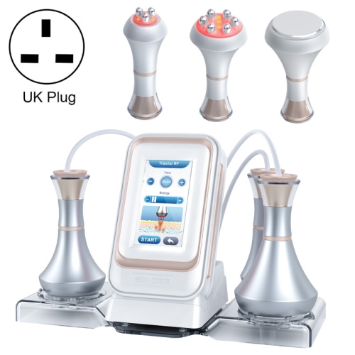 

3 In 1 80k Metal Fat Blaster RF Ultrasonic Beauty Machine UK Plug(Golden Edge)