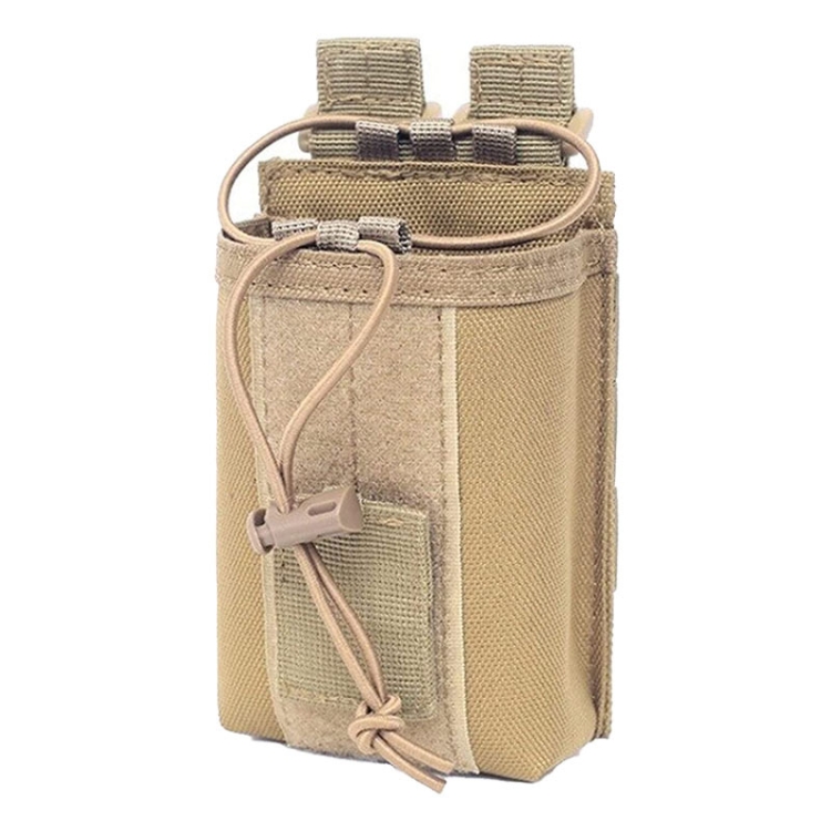 

Outdoor Walkie-talkie Protection Bag Storage Belt Pouch(Khaki)