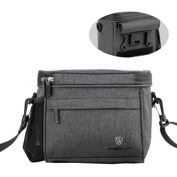 

Wheel UP 4.5L Multifunctional Bicycle Front Bag ,Style: Ordinary Dark Gray