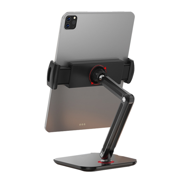 

SSKY X38 Desktop Phone Tablet Stand Folding Online Classes Support, Style: Long Arm Version (Black)