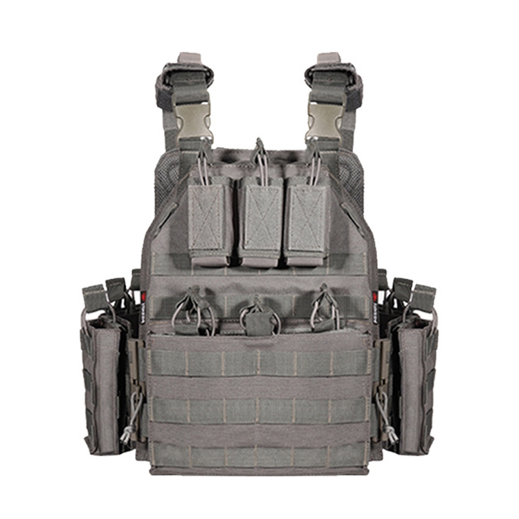 

YAKEDA Outdoor Equipment Quick Release Training Vest, Color: Grary(Free Size)